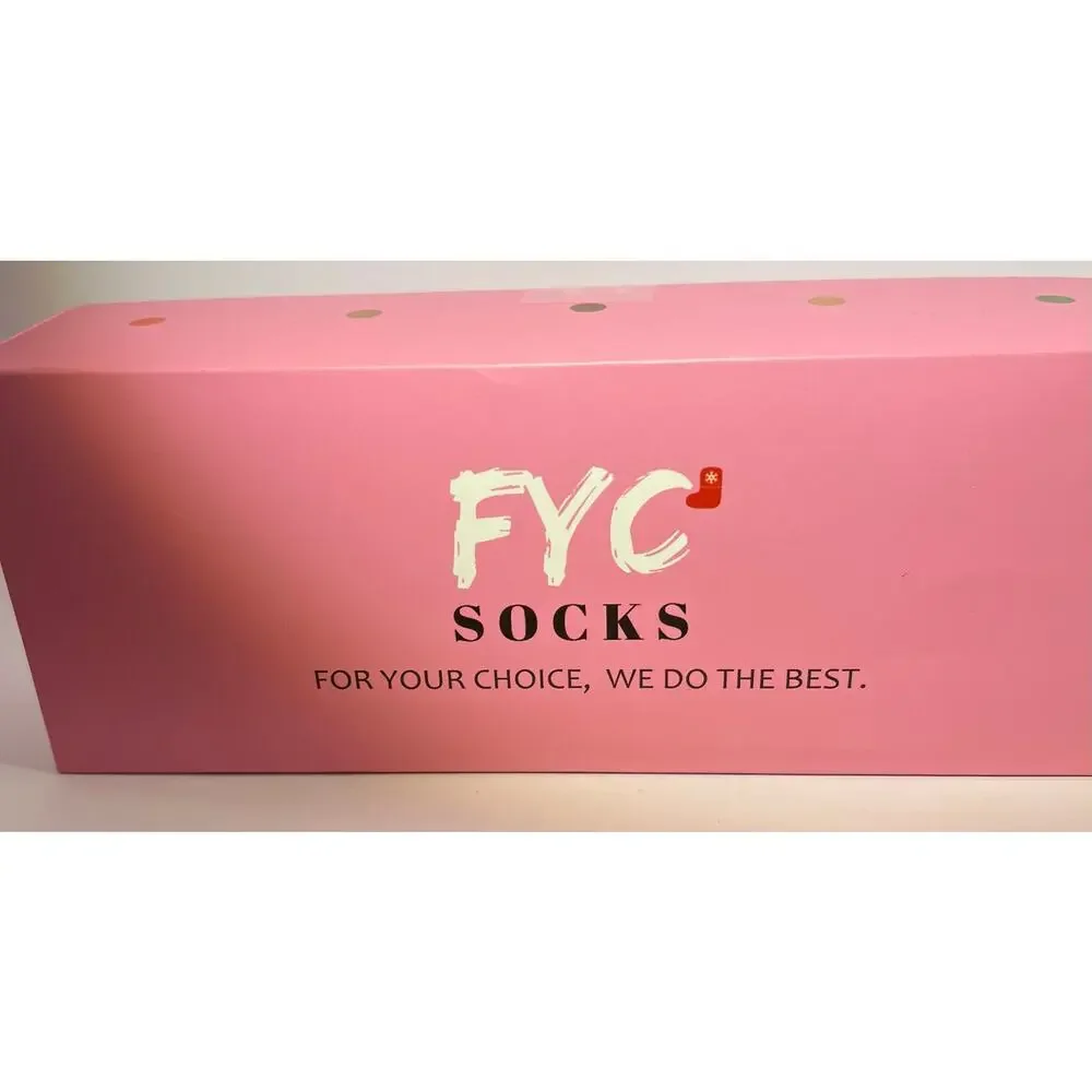 FYC SOCK 5 pack multicolored socks  18% wool, 45% cotton, 37% polyester